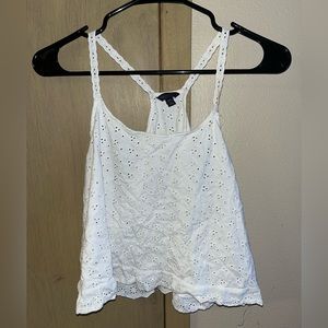 Aero White Crop Top